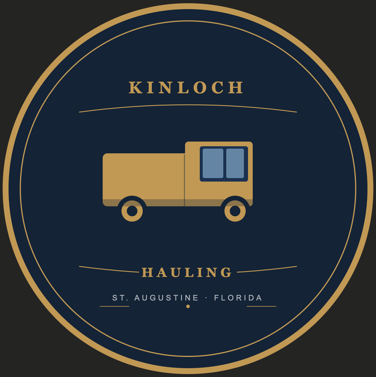 Kinloch Hauling pheasant crest logo